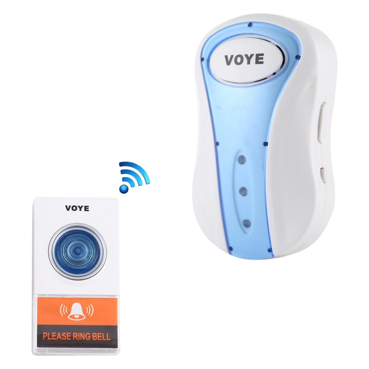 VOYE V008A Home Music Remote Control Wireless Doorbell with 38 Polyphony Sounds, US Plug, V008A VOYE V008A Home Music Remote Control Wireless Doorbell with 38 Polyphony Sounds, US Plug, V008A